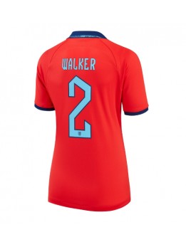 Ženski Nogometna dresi replika Anglija Kyle Walker #2 Gostujoči SP 2022 Kratek rokav